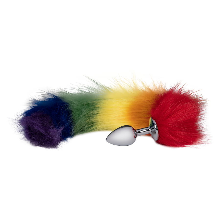 Plug Anal Cola de Zorro Rainbow Pride – cerezamayorista.com