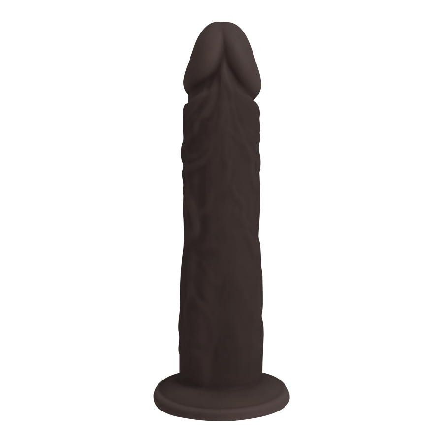 Premium Silicone Dildo Hyperrealistic Talla M Brown