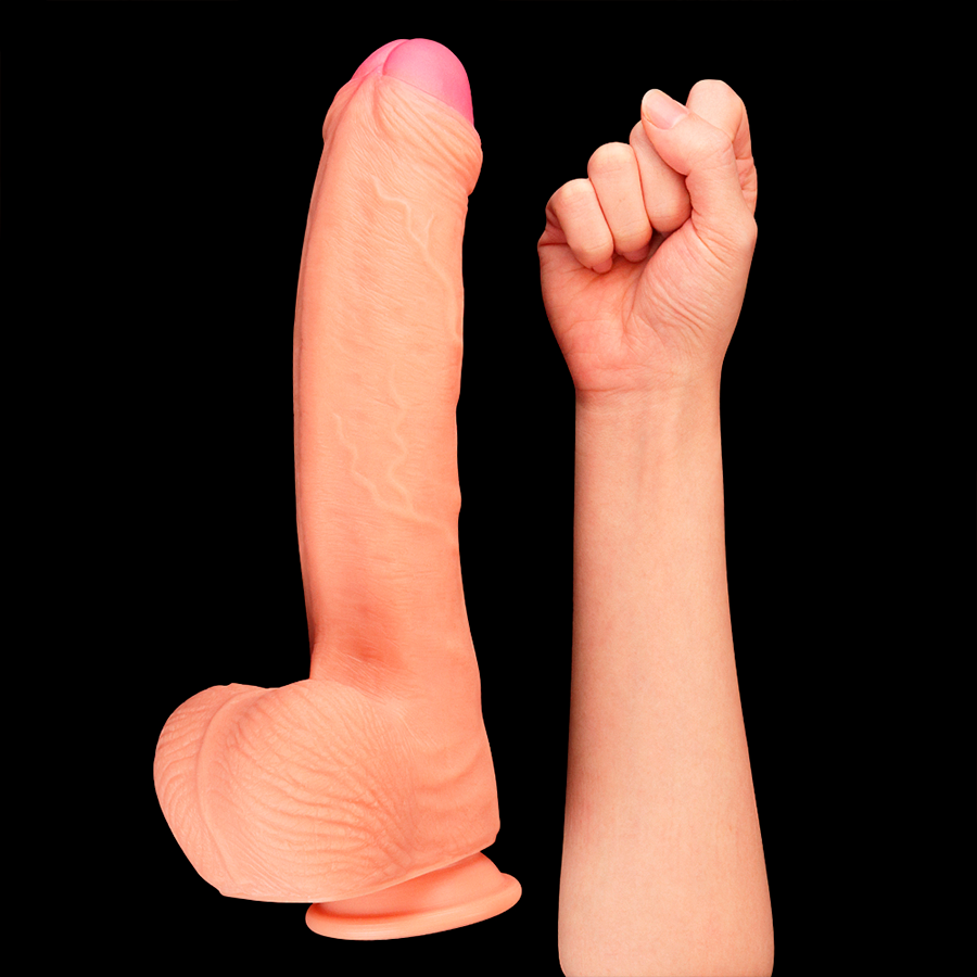 Dildo Silicone 11" Dual Layer Cock