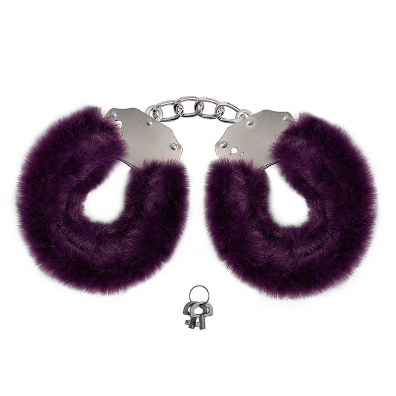 Handcuffs Fetish Pleasure Fluffy Purple