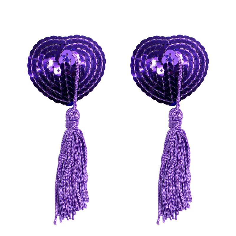 Cubrepezones Burlesque Purple