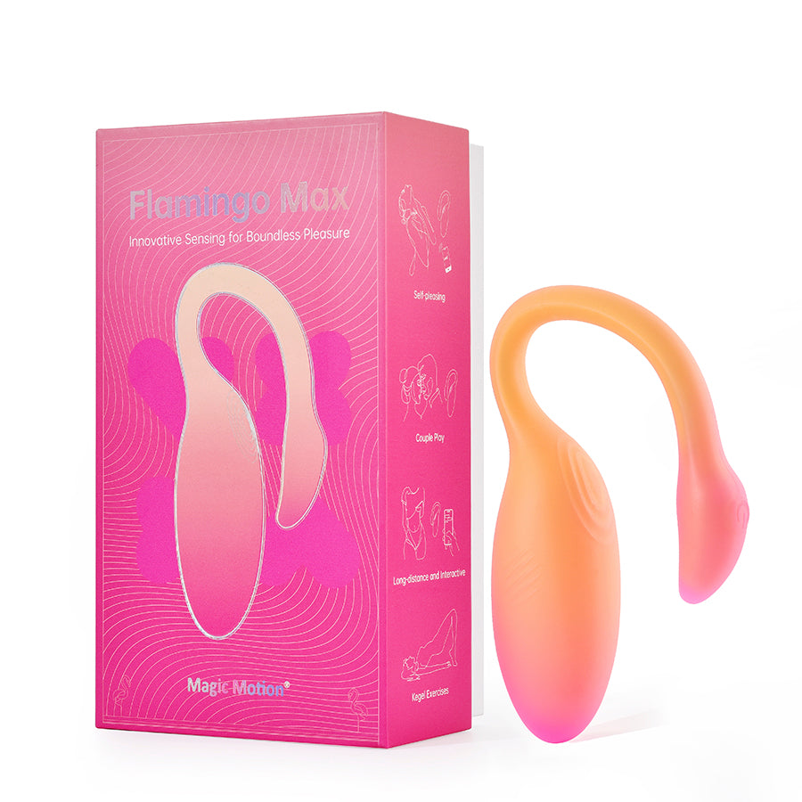 Vibrador Magic Flamingo Max Orange Controlado por APP Global
