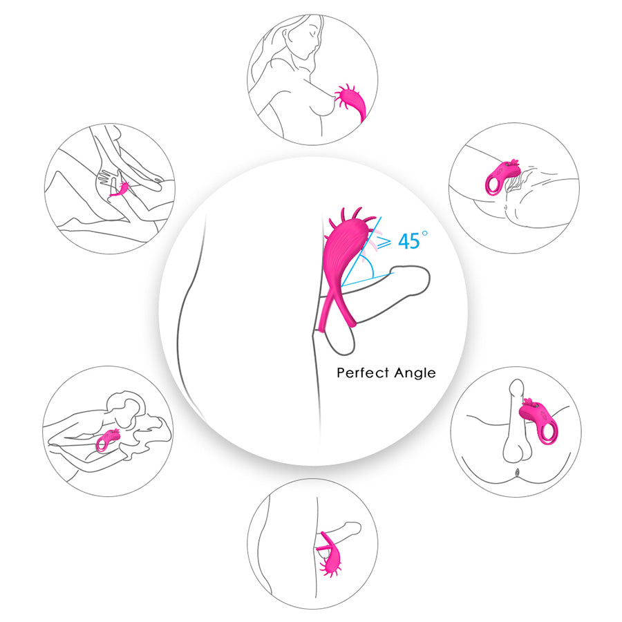 Anillo Vibrador Wind Pink