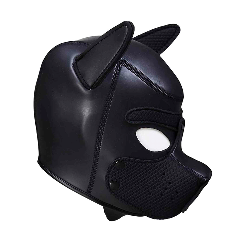 Máscara Perro Negra Talla L