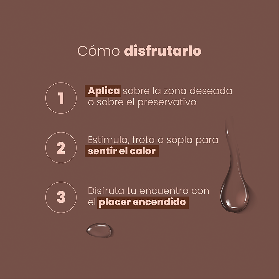 Lubricante Íntimo Chocolate Sensación Caliente x 30 ml by Sen Íntimo