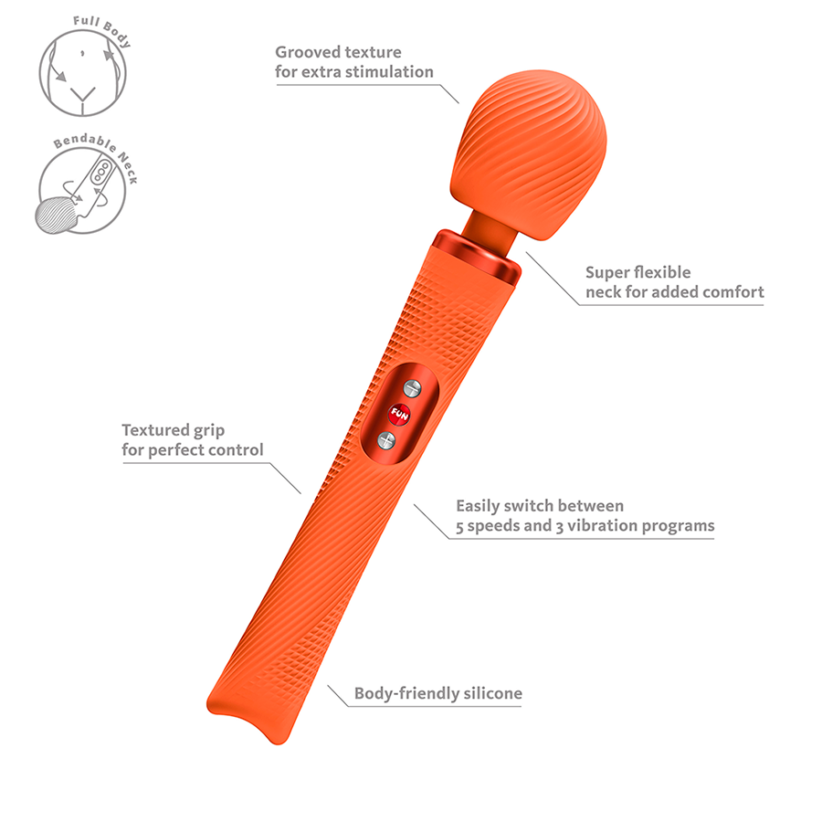 Vim Orange Vibrador Masajeador