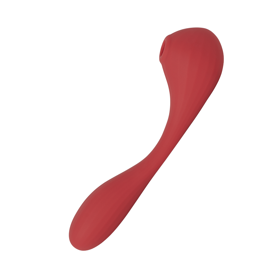 Estimulador Clitorial por Ondas y Vibrador Punto G Magic Bobi Red Controlada APP Global