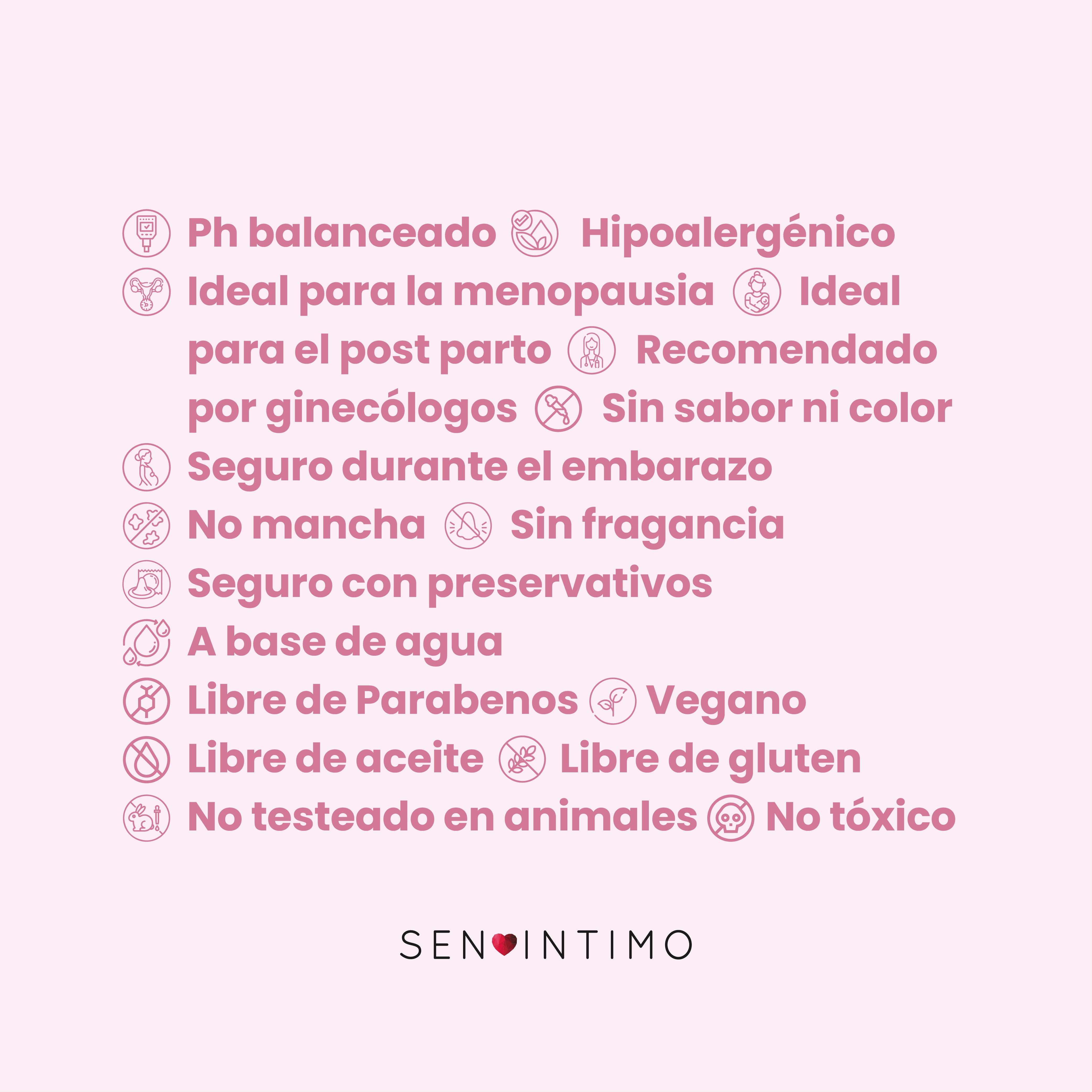 Lubricante Neutro con Ácido Hialurónico y Aloé x 10 ml by Sen Ìntimo