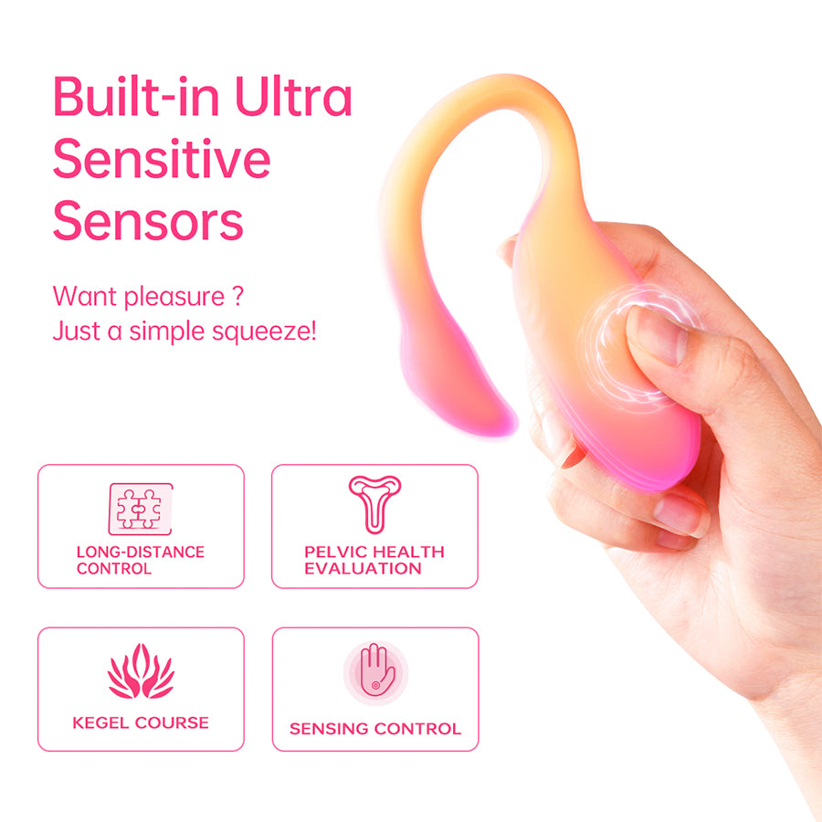 Vibrador Magic Flamingo Max Orange Controlado por APP Global