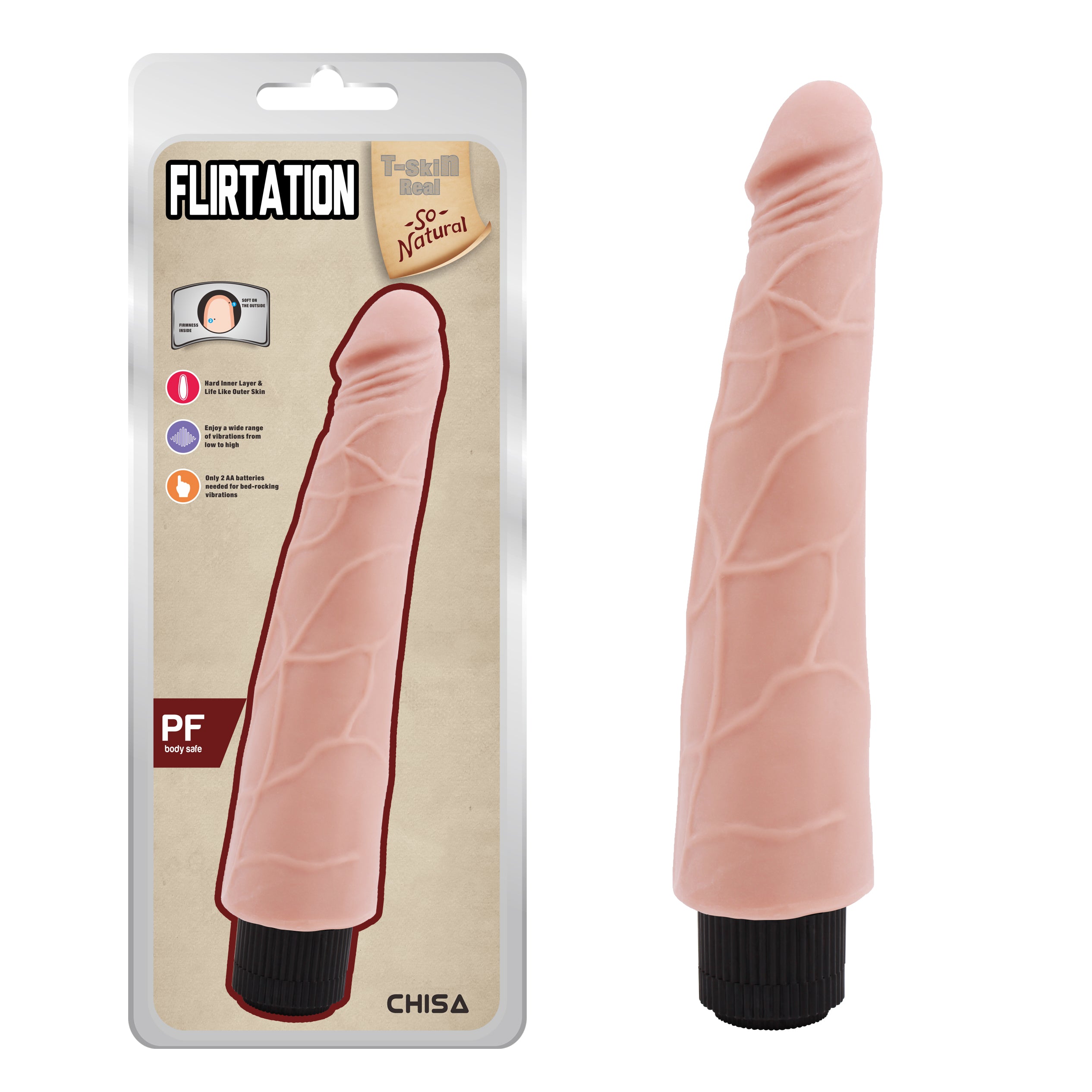 Vibrador Flirtation Flesh