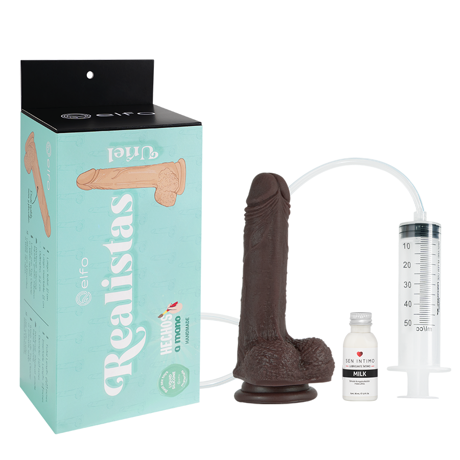 Dildo Uriel Brown Eyaculador