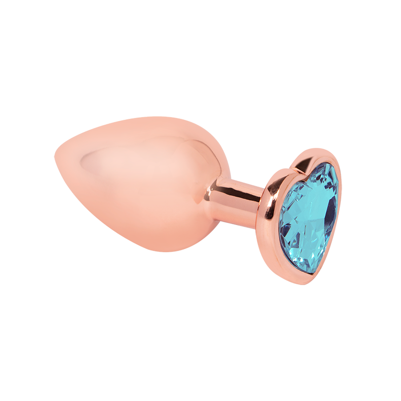 PLUG ANAL GEM LOVE PEQUEÑO LIGHT BLUE