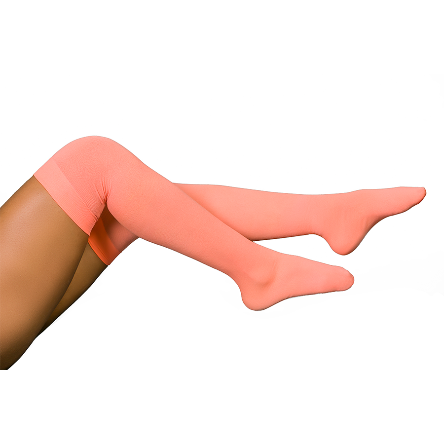 Medias Liguero Clásicas Color Naranja