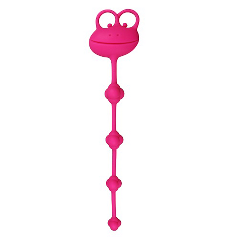 Anal Beads 10'' Silicone Frog